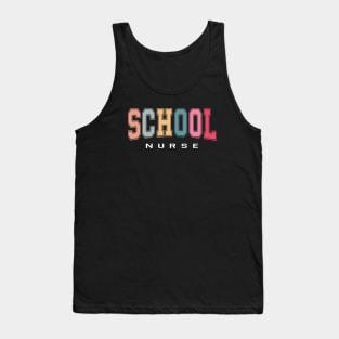 School Nurse Nursing School Student Nurse In Progress Tank Top